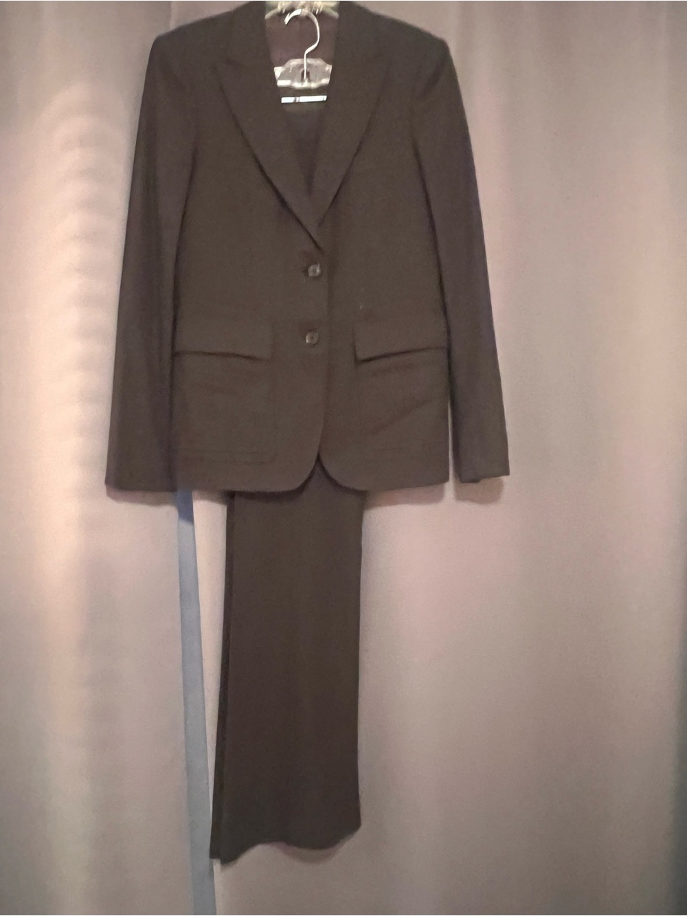 Gucci Dark Brown Women's Blazer Suit Jacket & Pant (Italy 42/US 4-6)